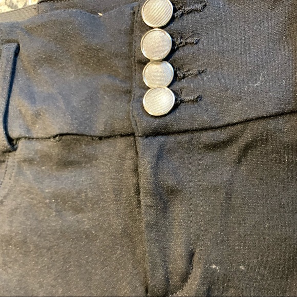 Black Knit High Waist Shorts - Picture 2 of 6